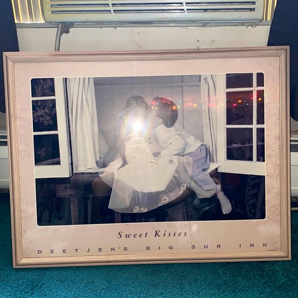 Sweet Kisses Children Framed Photography Art - Picture 2 of 2